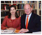 Campaign co-chairs Nancy B. Peretsman ’76 and Robert S. Murley ’72