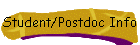 Student/Postdoc Info