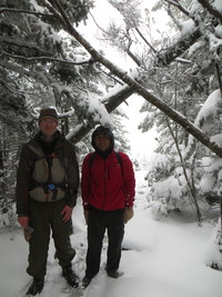 Patrick Lam and Dave hiking in the Catskills